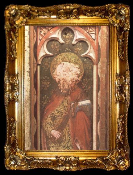 framed  unknow artist Painted Screen of St Paul, ta009-2